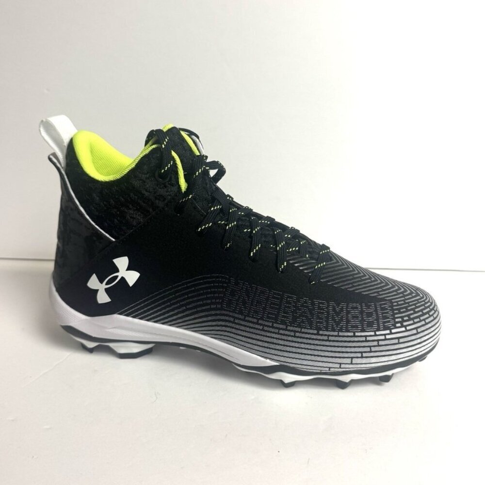 Under Armour Men's Hammer 2 MC Football Cleats Black Size 10 M